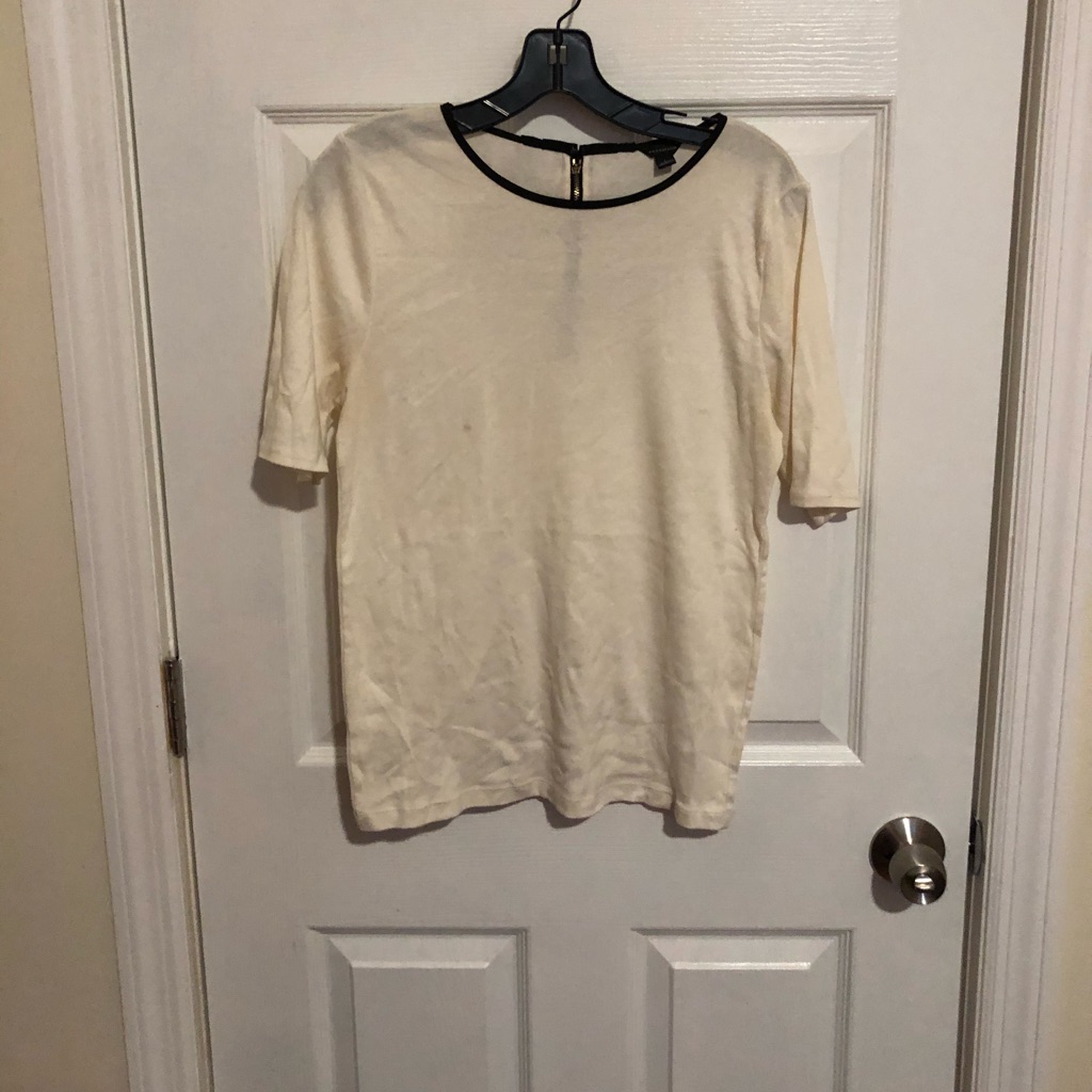 Ann Taylor Bow Shirt Size L